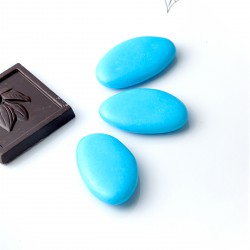 DRAGEES CHOCOLAT TURQUOISE