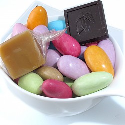 DRAGEES CARAMEL et CHOCOLAT