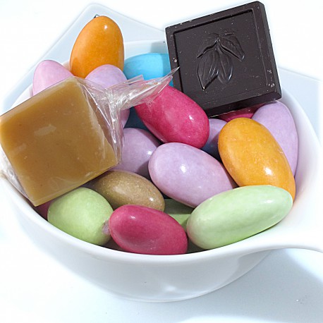 DRAGEES CARAMEL et CHOCOLAT