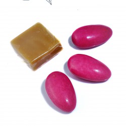 DRAGEES CARAMEL et CHOCOLAT FRAMBOISE