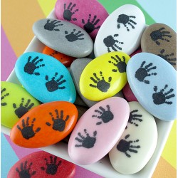 Dragées Personnalisées Baptême Naissance "Petites Mains"