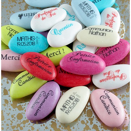 Dragées Personnalisées Amandes Communion 