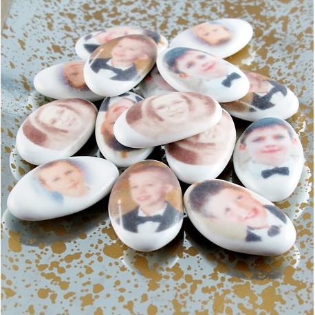 Dragées Personnalisées Chocolat Communion Photo