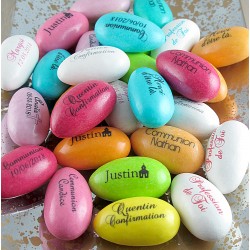 Dragées Caramel personnalisés COMMUNION TEXTE