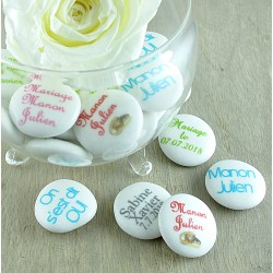 Palets Personnalisés Chocolat Mariage Texte