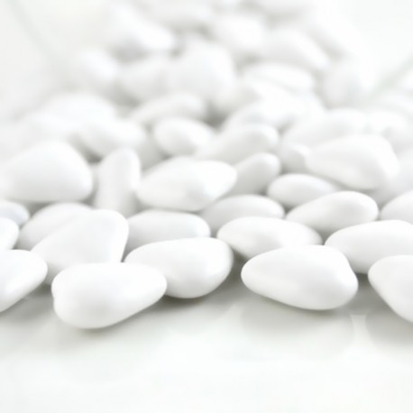 Mini coeurs blancs