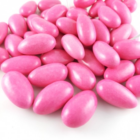 DRAGEES CARAMEL et CHOCOLAT FUSHIA 